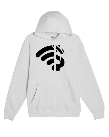 WIFI Money Premium White Pullover Hoodie